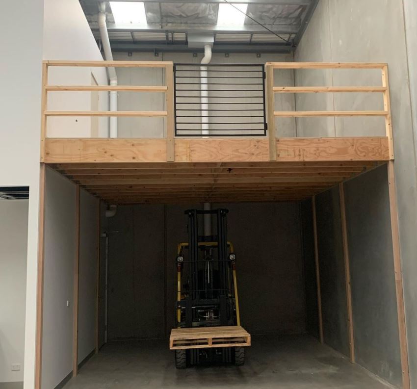 Timber mezzanine and internal carpentry work